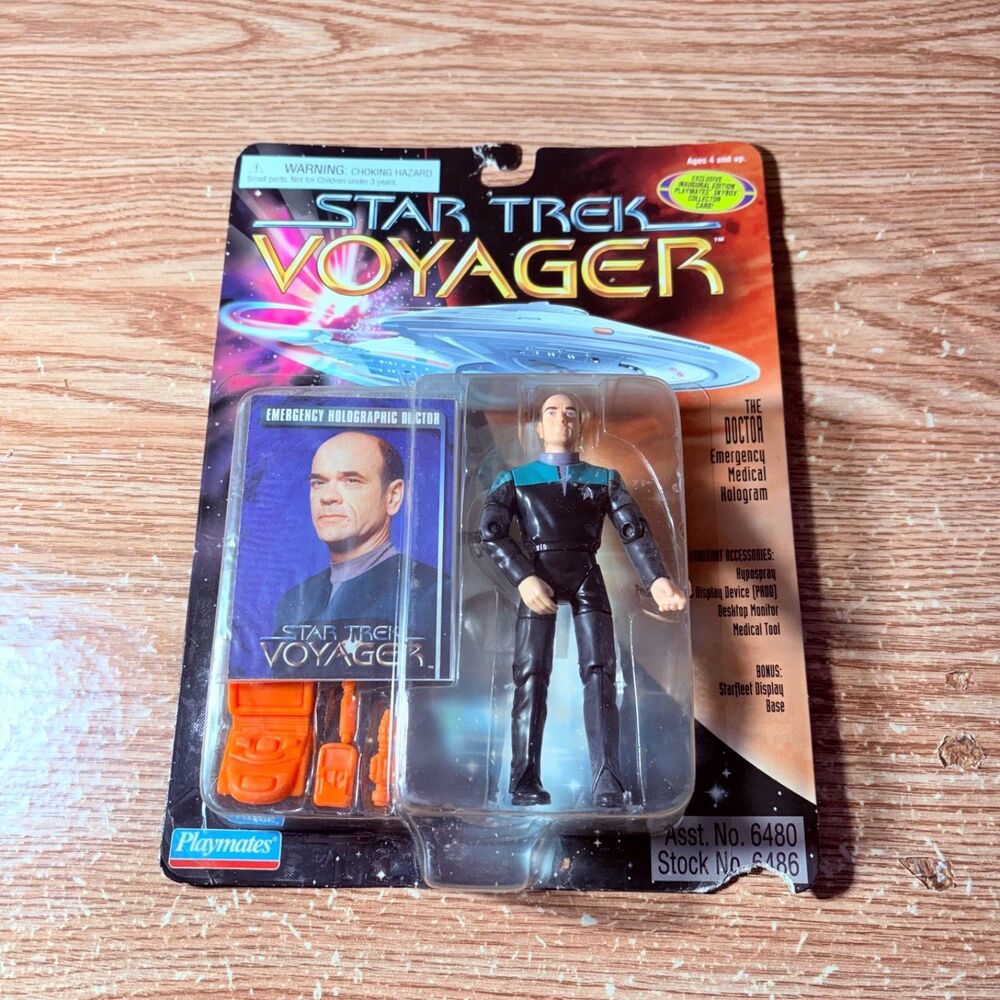 Playmates Star Trek Voyager The Doctor Emergency Medical Hologram Action Figure